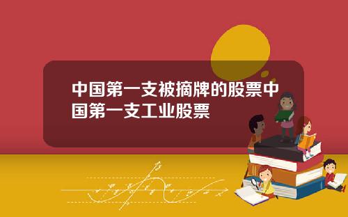 中国第一支被摘牌的股票中国第一支工业股票