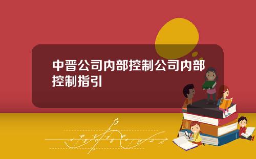 中晋公司内部控制公司内部控制指引