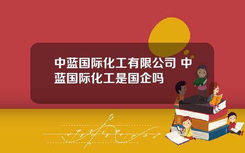 中蓝国际化工有限公司 中蓝国际化工是国企吗