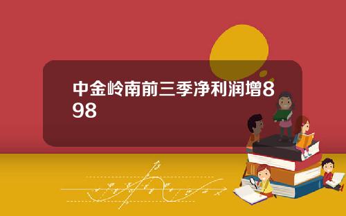 中金岭南前三季净利润增898