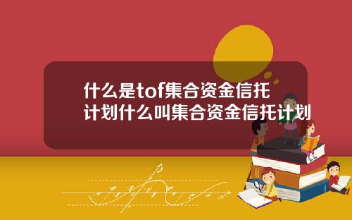 什么是tof集合资金信托计划什么叫集合资金信托计划