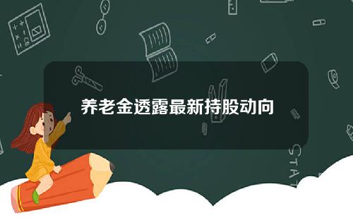 养老金透露最新持股动向