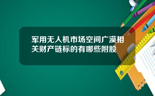 军用无人机市场空间广漠相关财产链标的有哪些附股