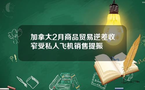 加拿大2月商品贸易逆差收窄受私人飞机销售提振