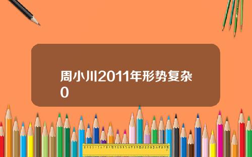 周小川2011年形势复杂0