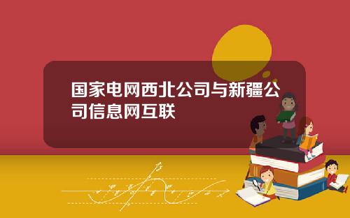 国家电网西北公司与新疆公司信息网互联