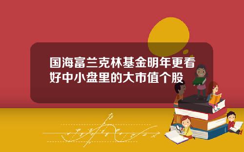 国海富兰克林基金明年更看好中小盘里的大市值个股