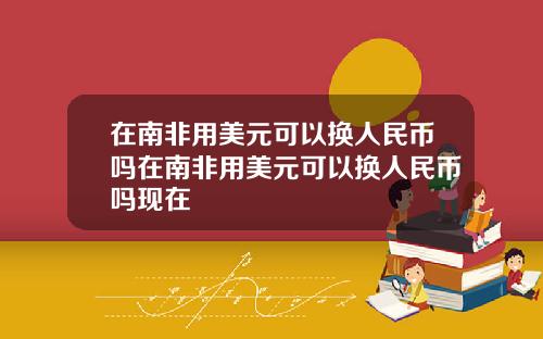 在南非用美元可以换人民币吗在南非用美元可以换人民币吗现在