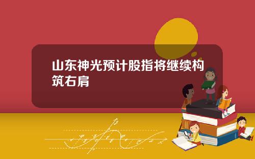 山东神光预计股指将继续构筑右肩
