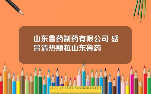 山东鲁药制药有限公司 感冒清热颗粒山东鲁药