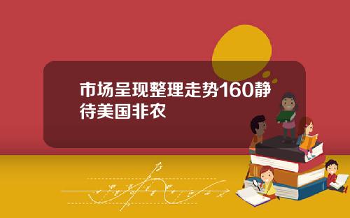市场呈现整理走势160静待美国非农