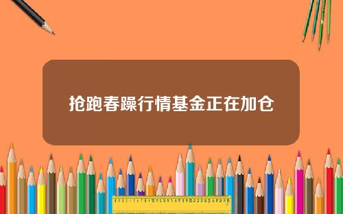 抢跑春躁行情基金正在加仓