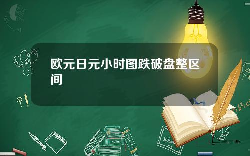 欧元日元小时图跌破盘整区间