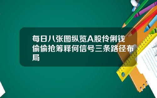 每日八张图纵览A股伶俐钱偷偷抢筹释何信号三条路径布局