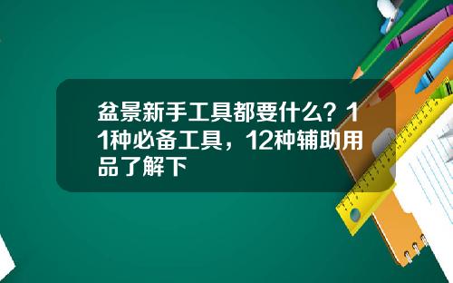 盆景新手工具都要什么？11种必备工具，12种辅助用品了解下