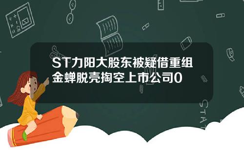 ST力阳大股东被疑借重组金蝉脱壳掏空上市公司0
