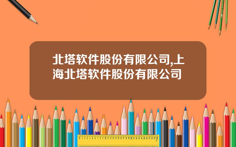 北塔软件股份有限公司,上海北塔软件股份有限公司