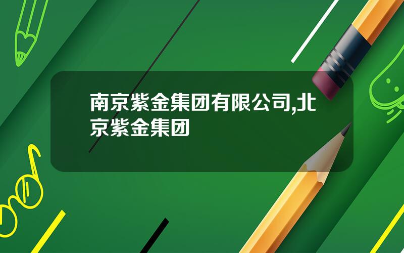 南京紫金集团有限公司,北京紫金集团