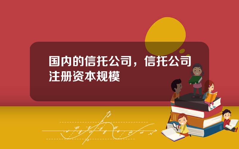 国内的信托公司，信托公司注册资本规模