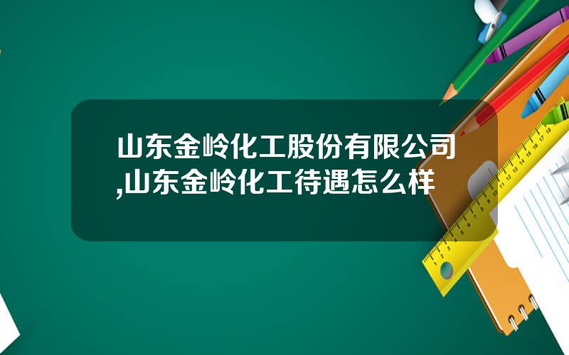 山东金岭化工股份有限公司,山东金岭化工待遇怎么样